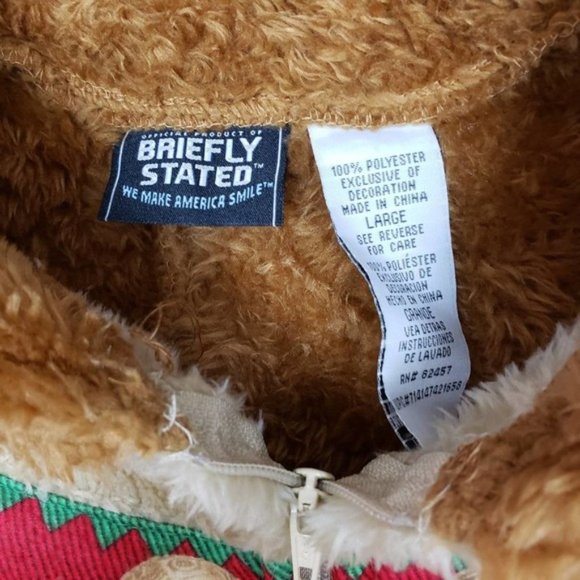 Christmas Moose Reindeer Adult Onsie Union Suit - Picture 8 of 9